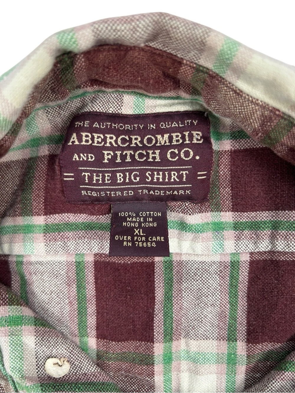 Abercrombie & Fitch Upcycled Led Zeppelin Flannel Men’s XL Brown, Beige Cotton - Picture 5 of 10